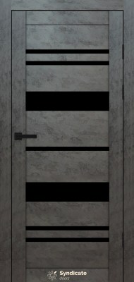 SD-PVC-104 Бетон темний скло BLK